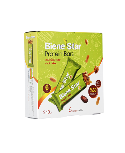 پروتئین بار ماچا – بسته ۶ عددی